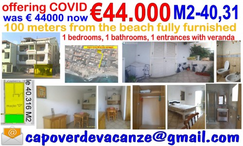 €44000 oasis T0 M2 44,17 WITH VERANDA eeevai.com caboverdevacanze.com-