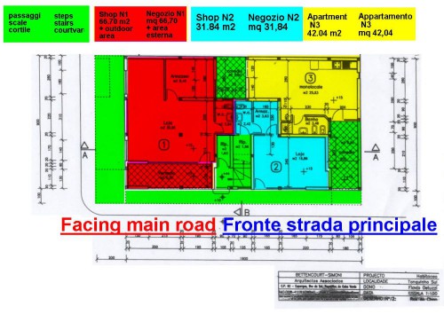 N Azaleenpflanzen und Grundrisse+ 1-2-3-