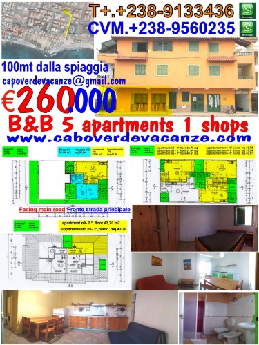 1-ING  AZALEA B&B 1€260.000 2024 AZALEA B&B santa maria Sal CABOVERDEVACANZE.COM  capoverdevacanze.com eeevai.com